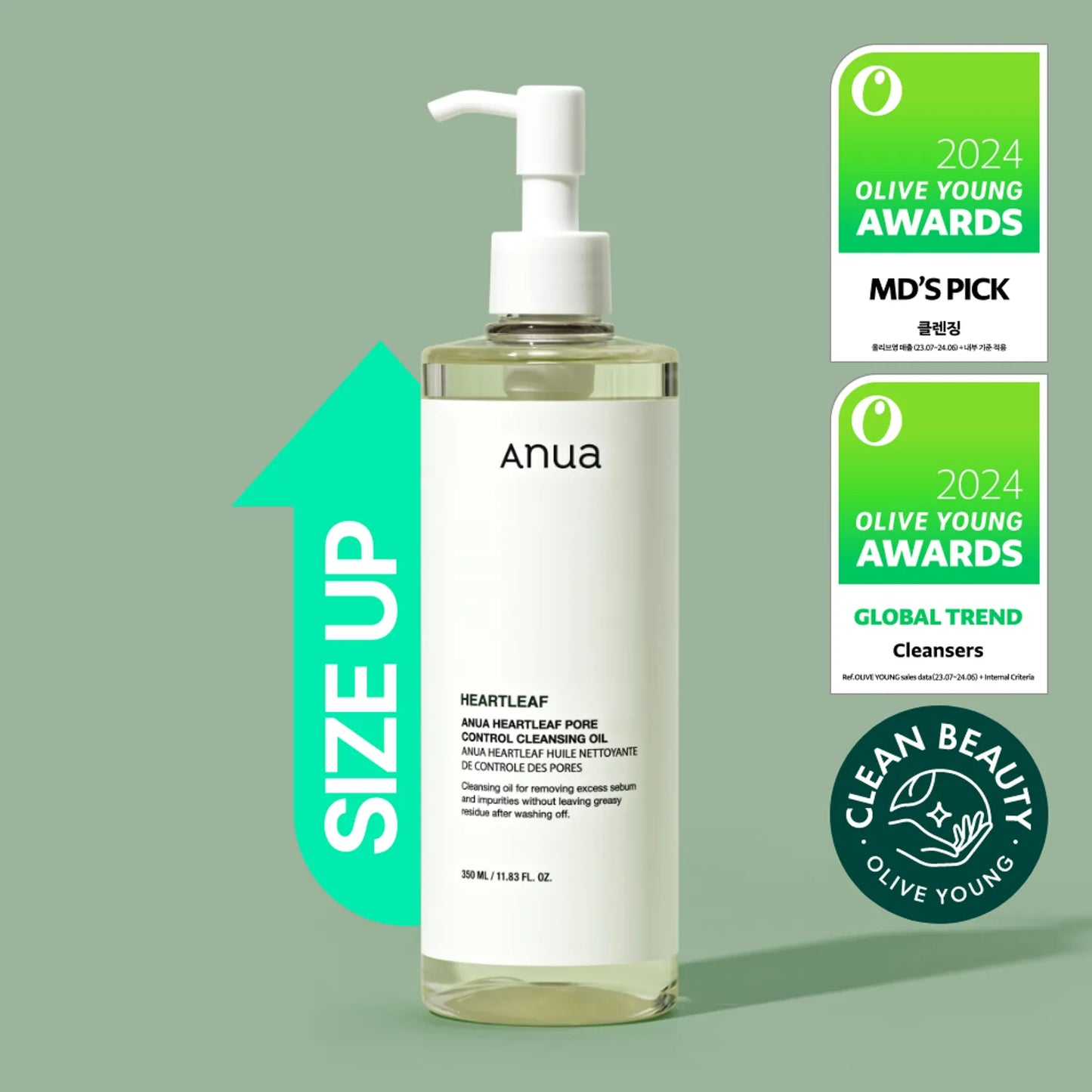 ANUA Heartleaf pore control cleansing oil