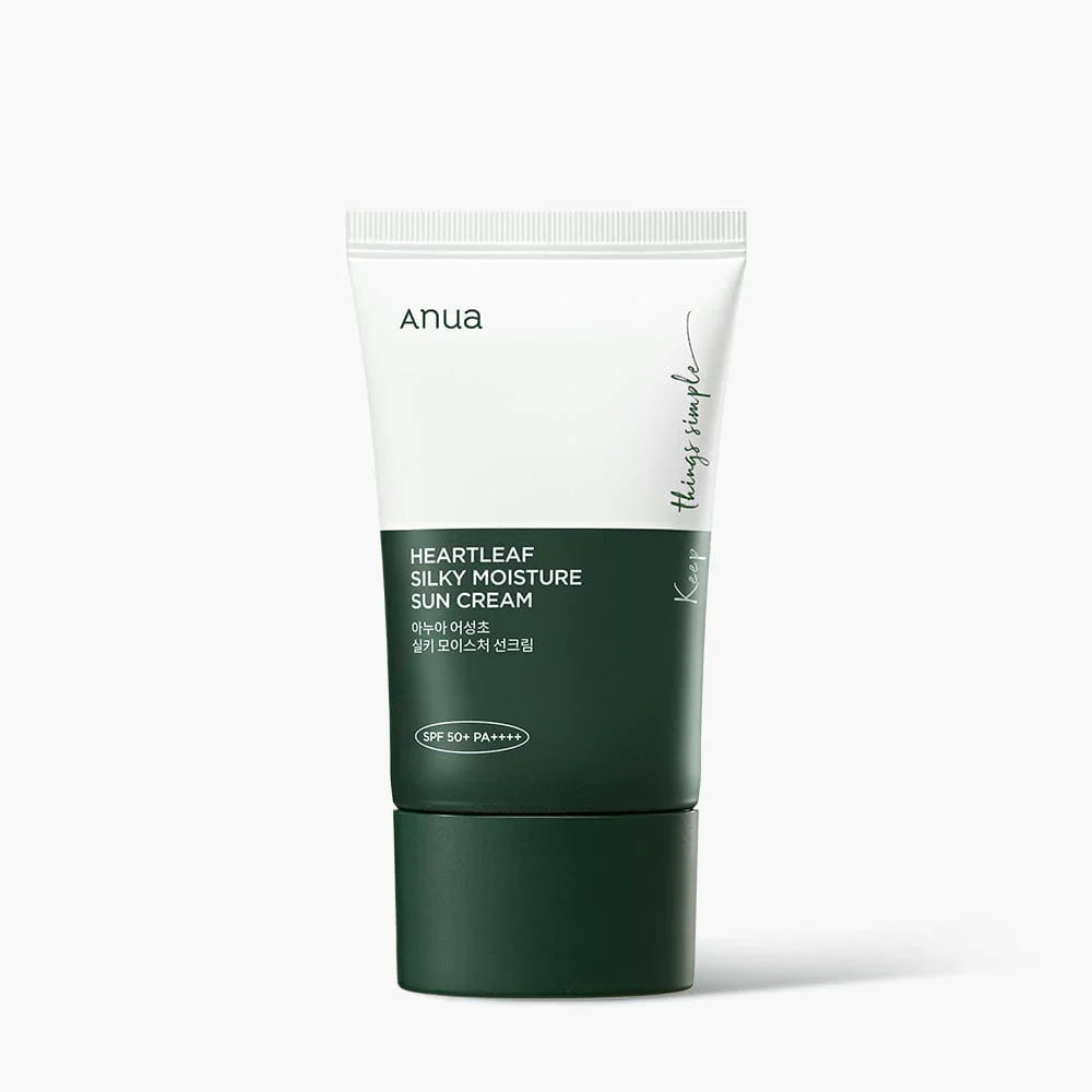 ANUA Heartleaf silky moisture sun cream SPF50+