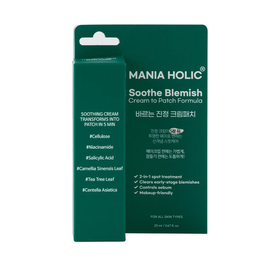 MANIA HOLIC soothe blemish cream to patch formula