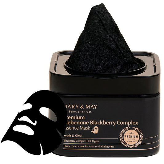 MARY&MAY Idebenone Blackberry essence mask
