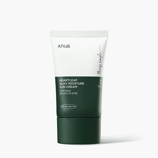 ANUA Heartleaf silky moisture sun cream SPF50+